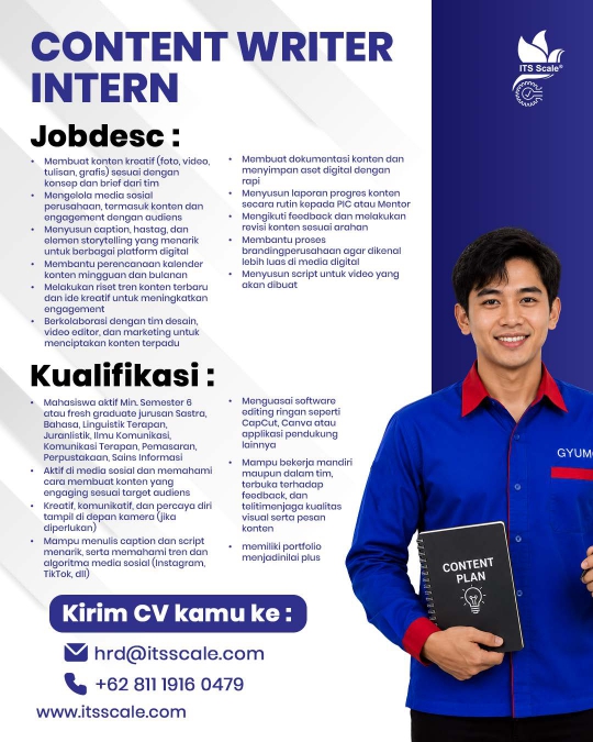 Poster Content Writer
