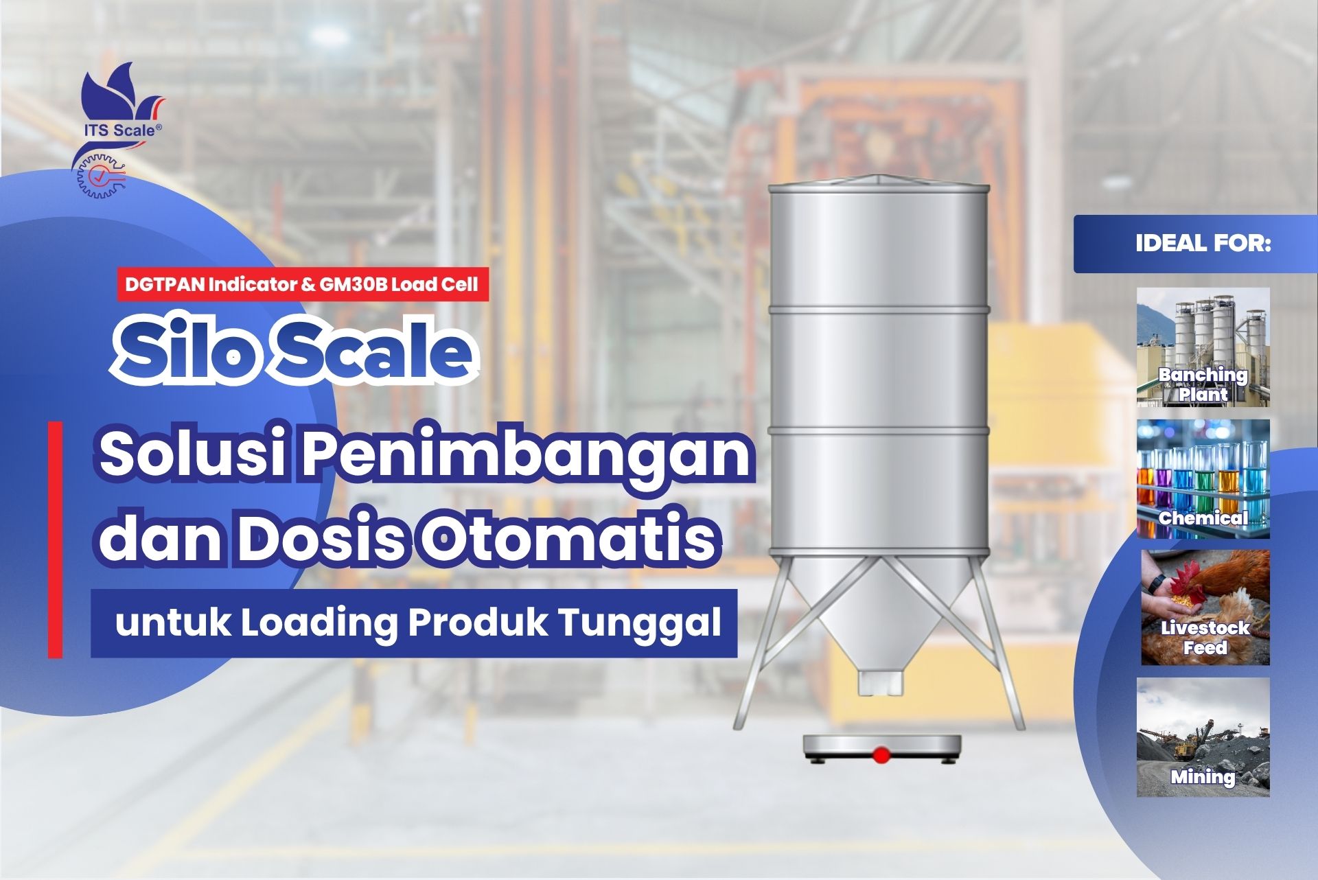 Silo Scale: Solusi Penimbangan dan Dosis Otomatis untuk Loading Produk Tunggal